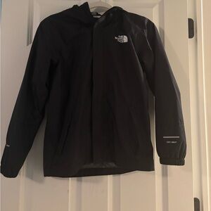 The North Face Black Raincoat Hooded Waterproof